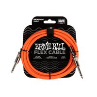 Ernie Ball Flex Instrument Cable Straight/Straight 10ft - Orange