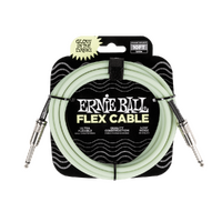 Ernie Ball Flex Instrument Cable Straight/Straight 10ft - Glow in Dark