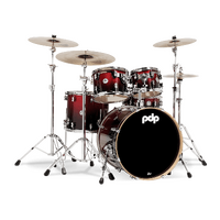 PDP Concept Maple 22" 5-Piece Drum Kit - Red To Black Fade