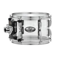 Pearl Crystal Beat 12x8 Tom w/ Chrome Hardware - Ultra Clear