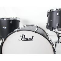 Pearl Decade Maple 24" Kick 3 Piece Drum Kit w/Hardware - Black Ice