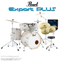 Pearl Export Plus 5pce 20" Fusion Kit Package - Slipstream White