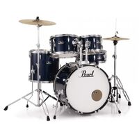 Pearl Roadshow-x 20" Fusion Plus Drum Bundle Royal Blue Metallic