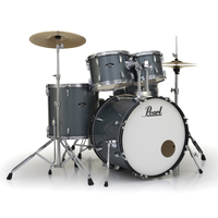 Pearl Roadshow-x 22" Fusion Plus Drum Bundle Charcoal Metallic