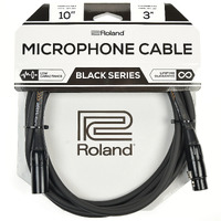 Roland RMCB10 Black Series Microphone Cable - 10ft