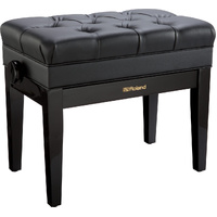 Roland RPB-500 Deluxe Piano Bench Polished Ebony