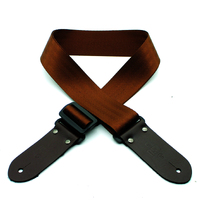 DSL Seat Belt Webbing Guitar Strap - Brown