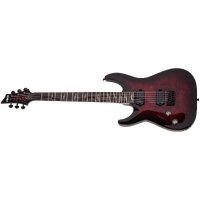 Schecter 2459 Omen Elite-6 Left-Handed - Black Cherry Burst