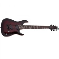 Schecter 2462 Omen Elite-7 Multiscale Electric Guitar Black Cherry