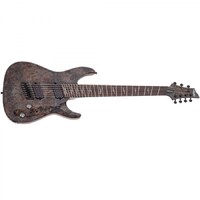 Schecter 2463 Omen Elite-7 Multiscale Electric Guitar Charcoal