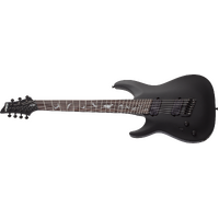 Schecter 2478 Damien-7 String Multiscale Left Handed Satin Black