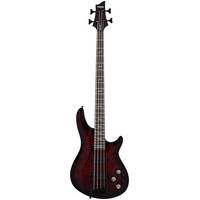 Schecter 2620 Omen Elite 4 Black Cherry Burst Bass Guitar