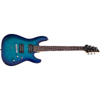 Schecter SCH443 C-6 Plus Ocean Blue Burst Electric Guitar