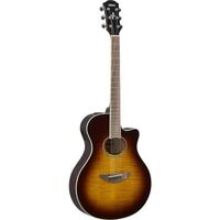 Yamaha APX600FM Thin Line Acoustic Electric Guitar - Brown Sunburst