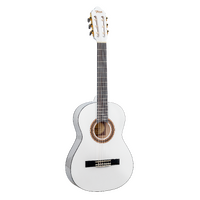 Valencia VC103WT 3/4 Size Nylon Classical Guitar White